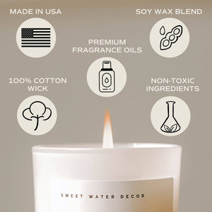 Salt and Sea 11 oz Soy Candle - Home Decor & Gifts