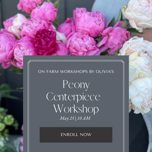 Peony Centerpiece workshop