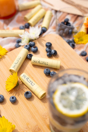 Eco-Friendly Lip Balm: Blueberry Lemonade