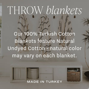 Taylor Turkish Throw Blanket - Home Decor & Gifts