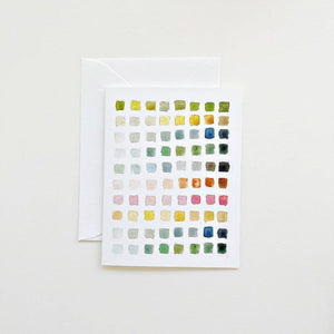 paint swatch notecard