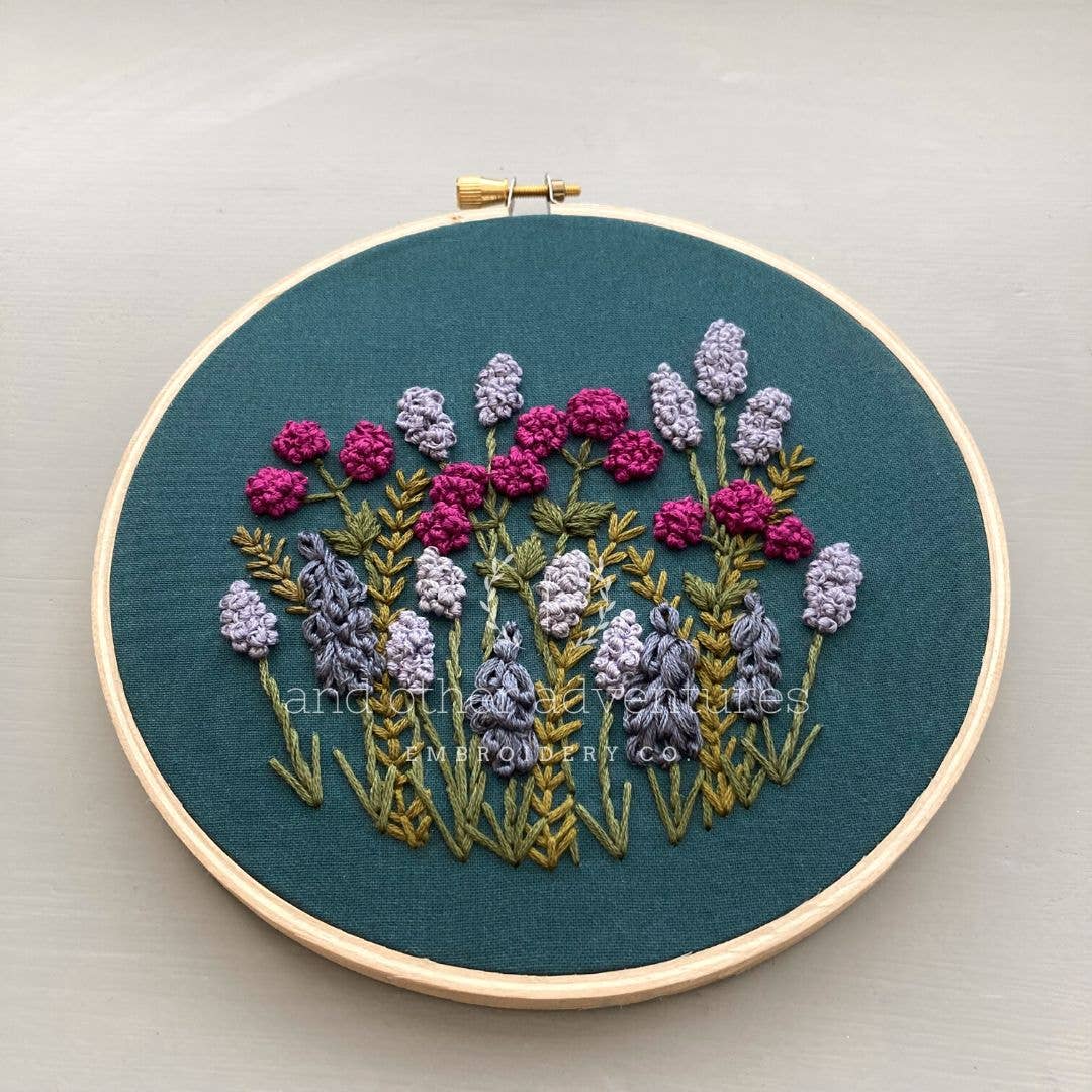 Hand Embroidery Kit - Avonlea in Jewel - Olivia's Flower Truck