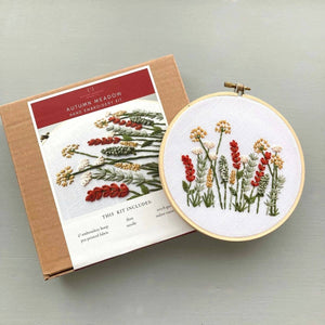 Beginner Embroidery KIT - Autumn Meadow
