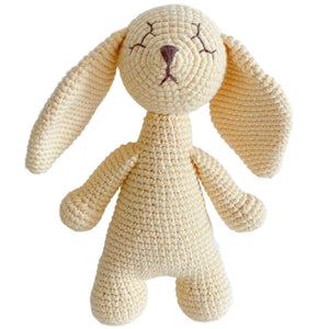 Stuffed animal toy, small bunny, organic cotton