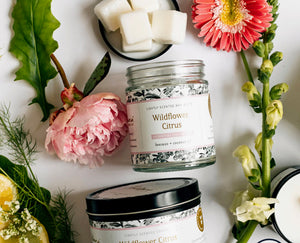 Wildflower Citrus Small Tin Candle