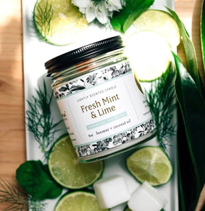 Fresh Mint and Lime Jar Candle