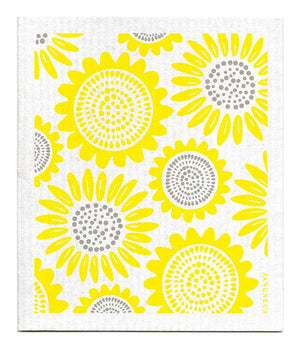 Swedish Dishcloth - Sunflower - Yellow