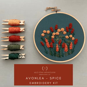 Embroidery Kit  - Avonlea in Spice