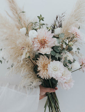 Seasonal, locally grown, large bouquet, lush garden bouquet 