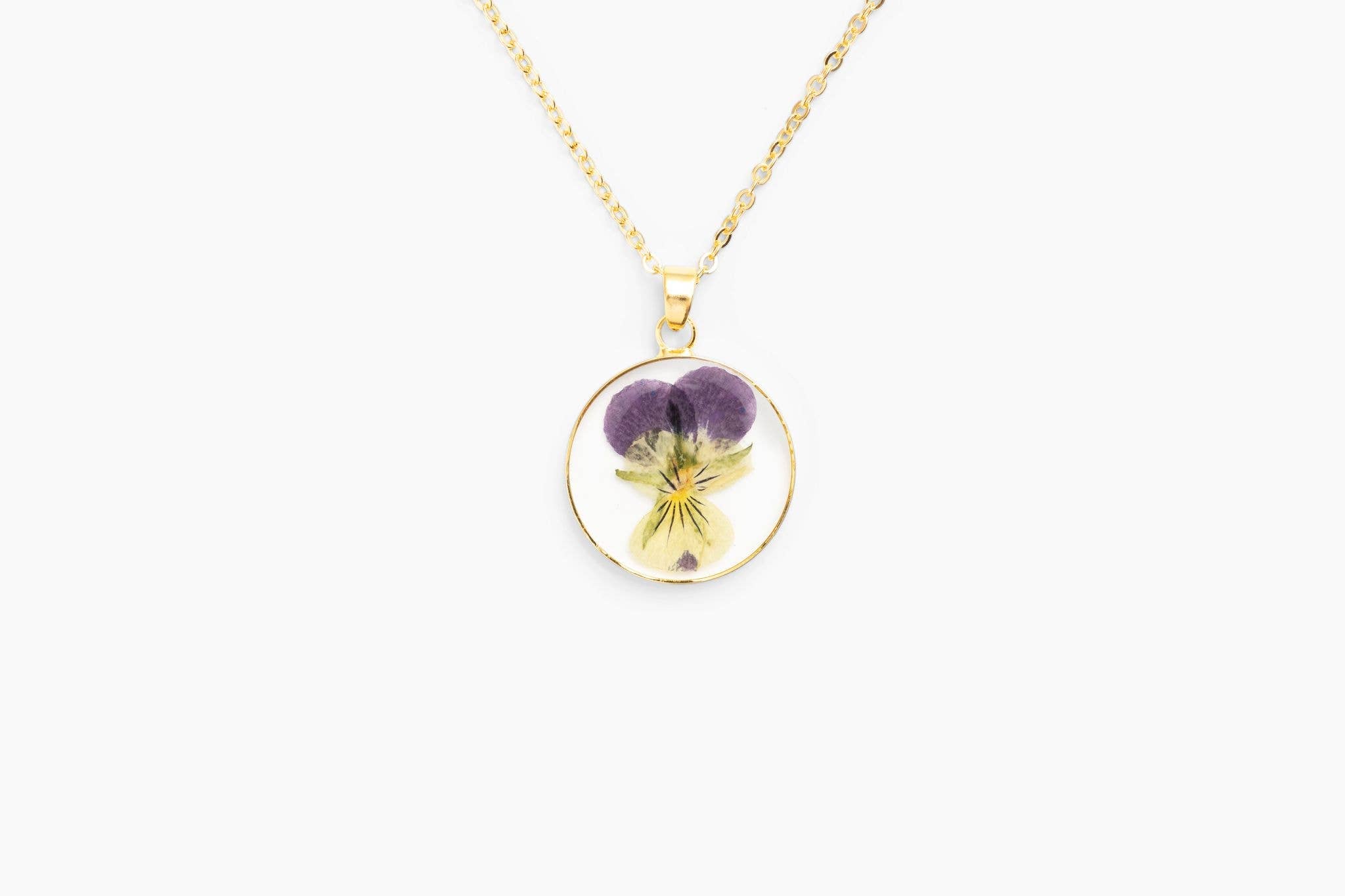 Double Heart Pendant (Purple) – Lily Nily
