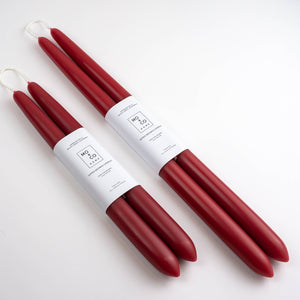 10" Candles | Berry Red