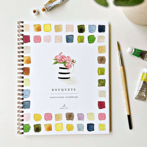 watercolor workbook bouquets